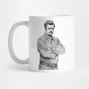 Ron F-ing Swanson Mug